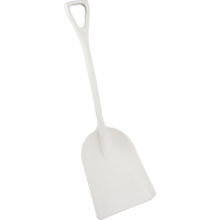 Safety Shovels - Hygienic Shovels (One-Piece), 14" x 17" Blade, 42" Length, Plastic, White SAL461 | Ottawa Fastener Supply