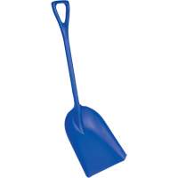 Safety Shovels - Hygienic Shovels (One-Piece), 14" x 17" Blade, 42" Length, Plastic, Blue SAL462 | Ottawa Fastener Supply