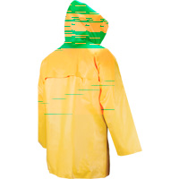 Neo-Slick Chemical & Acid Resistant Rain Jacket, 4X-Large, Yellow, Neoprene SAP019 | Ottawa Fastener Supply