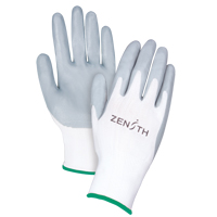 Gants l&eacute;gers enduits et respirants, 8/Moyen, R&ecirc;vetement Mousse de nitrile, Calibre 13, Enveloppe en Polyester Ottawa Fastener Supply