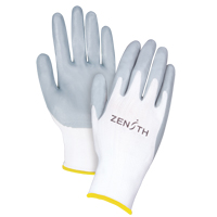 Lightweight Breathable Coated Gloves, 11/2X-Large, Foam Nitrile Coating, 13 Gauge, Polyester Shell SAM634 | Ottawa Fastener Supply