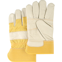 Furniture Leather Gloves, Large, Grain Cowhide Palm, Cotton Inner Lining SAN270 | Ottawa Fastener Supply