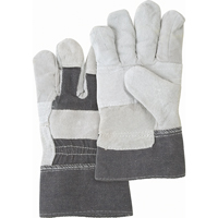 Standard-Duty Patch Palm Fitters Gloves, Large, Split Cowhide Palm, Cotton Inner Lining Ottawa Fastener Supply