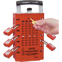 Latch Tight Lock Boxes, Red Ottawa Fastener Supply