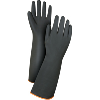Gants de poids lourd pour la manipulation de produits chimiques, Taille Grand/9, 18" lo, Latex de caoutchouc, 30 mils Ottawa Fastener Supply