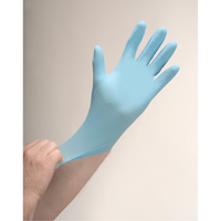 Puncture-Resistant Examination Gloves, Large, Nitrile, 4.5-mil, Powder-Free, Blue SAP326 | Ottawa Fastener Supply