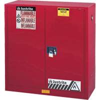 Sure-Grip<sup>®</sup> EX Combustibles Safety Cabinet for Paint and Ink, 40 gal., 3 Shelves SAQ083 | Ottawa Fastener Supply