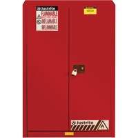 Sure-Grip<sup>®</sup> EX Combustibles Safety Cabinet for Paint and Ink, 60 gal., 5 Shelves SAQ086 | Ottawa Fastener Supply