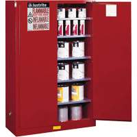 Sure-Grip<sup>®</sup> EX Combustibles Safety Cabinet for Paint and Ink, 60 gal., 5 Shelves SAQ086 | Ottawa Fastener Supply