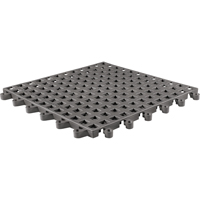ErgoDeck&reg; General Purpose No. 564 Matting, PVC, 1-1/2' W x 1-1/2' L, 7/8" Thick, Charcoal Ottawa Fastener Supply