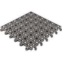 ErgoDeck&reg; General Purpose No. 564 Matting, PVC, 1-1/2' W x 1-1/2' L, 7/8" Thick, Charcoal Ottawa Fastener Supply