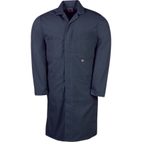 Lab Coats, Poly-Cotton, 40, Navy Blue Ottawa Fastener Supply