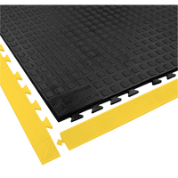 Rejuvenator Connect No. 502 Matting, Polyurethane, 3' W x 3' L, 5/8" Thick, Black Ottawa Fastener Supply