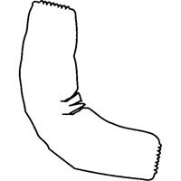 Sleeves, 18" long, Tyvek&reg; 400, White Ottawa Fastener Supply