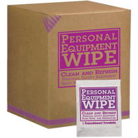 Personal Equipment Wipes, 100 Wipes, 8-3/16" x 5-1/4" SAY553 | Ottawa Fastener Supply