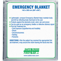 Rescue Foil Blankets, Aluminized Polyester Ottawa Fastener Supply