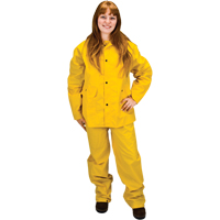 RZ100 Rain Suit, Polyester/PVC, 4X-Large, Yellow SEH084 | Ottawa Fastener Supply