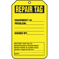 Inspection Tags, Cardstock, 3-1/8" W x 5-7/8" H, English Ottawa Fastener Supply