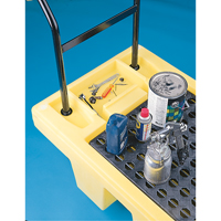 Poly-Spillcart Cart, 66.5" L x 29" W x 43.9" H, 57 US gal. Spill Cap. Ottawa Fastener Supply