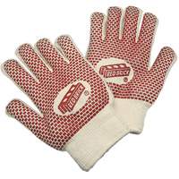 Red Brick&reg; Reversible Terrycloth Gloves, Cotton, Double Sided, 10 Gauge, Large Ottawa Fastener Supply