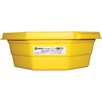 Drums-Up Jr. Trays, 22.75" L x 22.75" W x 7.5" H, 7.5 US gal. Spill Capacity Ottawa Fastener Supply