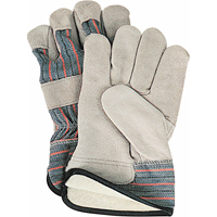 Winter-Lined Fitters Gloves, Large, Split Cowhide Palm, Cotton Fleece Inner Lining SD613 | Ottawa Fastener Supply