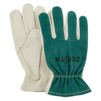 Driver's Gloves, Medium, Grain Cowhide Palm Ottawa Fastener Supply