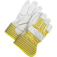 Classic Fitter Gloves, One Size, Grain Cowhide Palm, Fleece Inner Lining Ottawa Fastener Supply