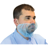 Disposable Beard Covers, Polypropylene, Blue Ottawa Fastener Supply