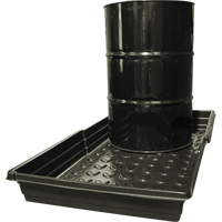 Drum Decks, 30.5" L x 57" W x 6" H, 33 US gal. Spill Capacity Ottawa Fastener Supply