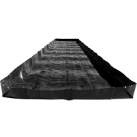 Economy Berms, 1496 gal. Capacity, 20' W x 10' L x 12" H, L-Bracket Ottawa Fastener Supply
