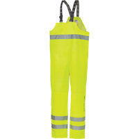 Narvik Rainwear - Bib pants, Polyester, Small, High Visibility Lime-Yellow Ottawa Fastener Supply