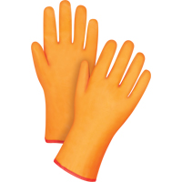 Gants doubl&eacute;s pour l'hiver r&eacute;sistants aux produits chimiques, Taille Grand/9, 12" lo, PVC, Doublure en Molleton de mousse, Gant de calibre hiver Ottawa Fastener Supply