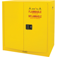 Flammable Storage Cabinet, 30 gal., 2 Door, 43" W x 44" H x 18" D SDN646 | Ottawa Fastener Supply