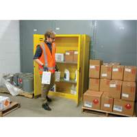Flammable Storage Cabinet, 45 gal., 2 Door, 43" W x 65" H x 18" D SDN647 | Ottawa Fastener Supply