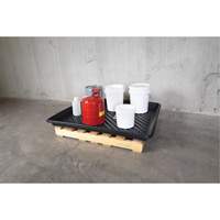 Ultra-Utility Trays&reg;, 36" L x 36" W x 4.75" H, 27 US gal. Spill Capacity Ottawa Fastener Supply