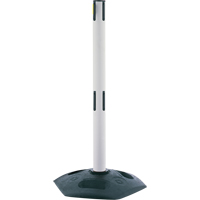 Dual Line Heavy Duty Receiver Post, 38" High, White Ottawa Fastener Supply