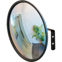 Convex Mirror with Bracket, Indoor/Outdoor, 12" Diameter SDP505 | Ottawa Fastener Supply