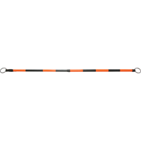 Retractable Cone Bar, 7' 5" Extended Length, Black/Orange SDP614 | Ottawa Fastener Supply