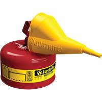 Safety Cans, Type I, Steel, 1 US gal., Red, FM Approved/UL/ULC Listed Ottawa Fastener Supply