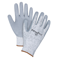 Gants &eacute;lastiques sans coutures r&eacute;sistants &agrave; la coupe, Taille Grand/9, Calibre 13, Rev&ecirc;tement Nitrile, Enveloppe en PEHP, ANSI/ISEA 105 niveau 2/EN 388 niveau 3 Ottawa Fastener Supply