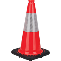 Premium Traffic Cone, 18", Orange, 6" Reflective Collar(s) SEB770 | Ottawa Fastener Supply