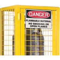 Armoire de s&eacute;curit&eacute; pour cylindres de gaz conforme aux normes de la CSA, nbre de bouteilles: 2, 17" , 17" , 69" , Jaune Ottawa Fastener Supply