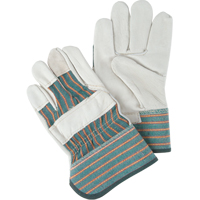 Abrasion-Resistant Fitter's Gloves, Ladies, Grain Cowhide Palm Ottawa Fastener Supply