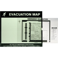 Evacuation Map Holder Clear Insert Ottawa Fastener Supply