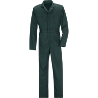 Coveralls, Men's, Green, Size 36 Ottawa Fastener Supply