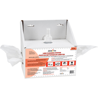 Disposable Lens Cleaning Station, Cardboard, 8" L x 4" D x 8" H SEE380 | Ottawa Fastener Supply