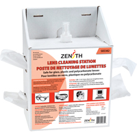 Disposable Lens Cleaning Station, Cardboard, 8" L x 5" D x 12-1/2" H SEE382 | Ottawa Fastener Supply