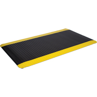WD Deck Plate Mats, Diamond, 2' x 75' x 5/8", Black/Yellow, Sponge Ottawa Fastener Supply