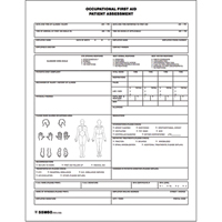 Patient Assessment Chart SEE693 | Ottawa Fastener Supply